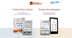 Desktop Screenshot of ebook.recetasderechupete.com